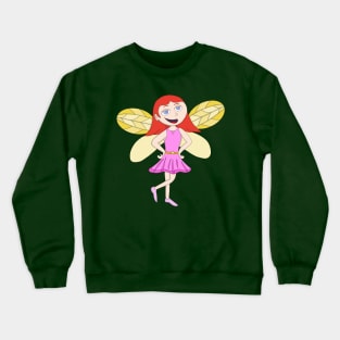 Cute Fairy Girl Crewneck Sweatshirt